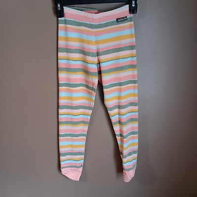 #ad Matilda Jane Girls 12 Leggings Pants Tween Pink Orange Blue Green Striped $9.99