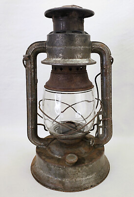 #ad Vintage Kerosene Dietz No. 2 D Lite Lantern Clear Glass NY USA VGC $48.95