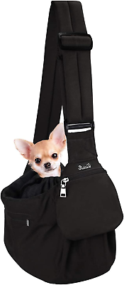 #ad Slowton Dog Carrier Sling Hard Bottom Support Dog Carriers for Small Dogs with $46.99