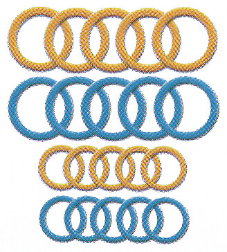 #ad Soft Stitch Jumbo Ring Markers 20 Pkg $8.91