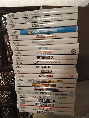 #ad Wii Games with Manuals Most are Mint $18.00