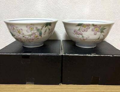 #ad Kutani Ware Yuka Hirano Tea Bowl Traditional Craft Flower Cherry Blossom $147.24