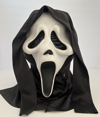 #ad Halloween SCREAM Mask Costume 2018 Sturdy Ghost Face Easter Unlimited $21.00