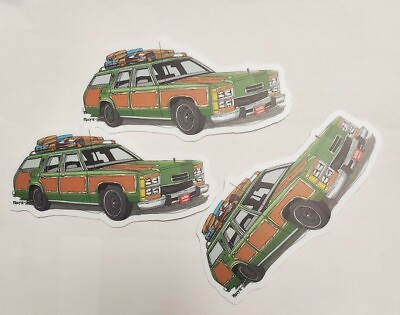#ad Truckster Stickers 3 pack FIVE INCH LOT Griswold Car National Lampoons Vacation $10.88