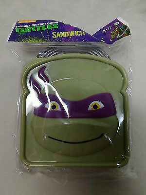 #ad NickelodeonTeenage Mutant Ninja Turtles Sandwich Container Donatello Sav#x27;r Lunch $14.99