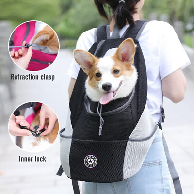 #ad Pet Puppy Dog Carry Bag Pack Backpack Carrier Travel Tote Shoulder Bag Outdoor $16.14