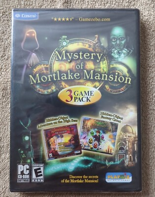 #ad Mystery of Mortlake Mansion 3 Game Pack PC CD ROM *Brand New* $3.00
