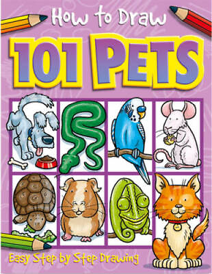 #ad How to Draw 101 Pets Paperback By Green Dan ACCEPTABLE $4.47