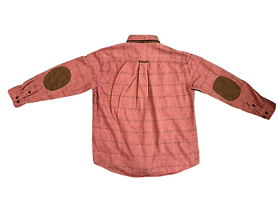 #ad Orvis Fairbanks Flannel Shirt Plaid Elbow Patches Men#x27;s XL Button Up $29.99