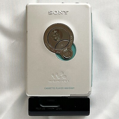 #ad SONY WM EX621 2001 Walkman W Battery box Vintage Portable Cassette Player Tested $167.99