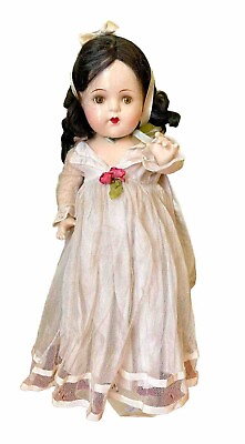#ad Vintage 1930#x27;s Madame Alexander Composition Snow White Doll Tagged Dress $325.00