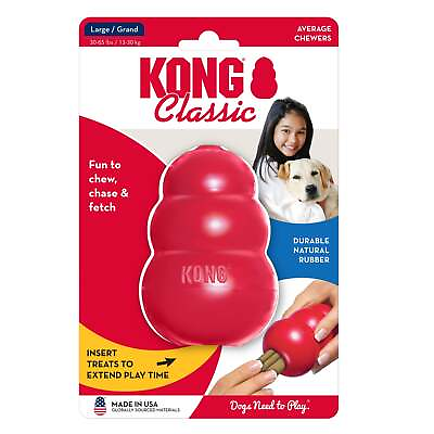 #ad KONG Classic Dog Toy 1ea LG $15.95