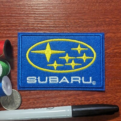 #ad Subaru Patch WRX Japanese Cars Motorsport Rally Embroidered Iron On Patch 2.5x4quot; $5.00