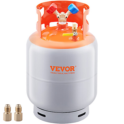 #ad VEVOR Refrigerant Recovery Reclaim 30 LBS Cylinder Tank 400 PSI Liquid Y Valve $59.99
