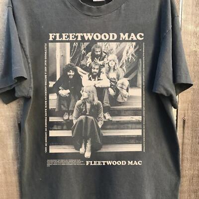 #ad Fleetwood mac World Tour charcoal short sleeve T shirt Unisex S 5XL NH9308 $15.99