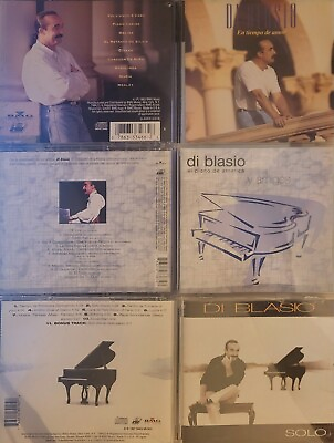 #ad Lot 4 CDs Di Blasio Tiempo Amor Piano America Amigos Solo Manos SHIPS FROM USA $21.99