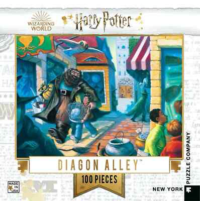 #ad Harry Potter Diagon Alley 100 Piece Mini Jigsaw Puzzle NYPC New $14.99