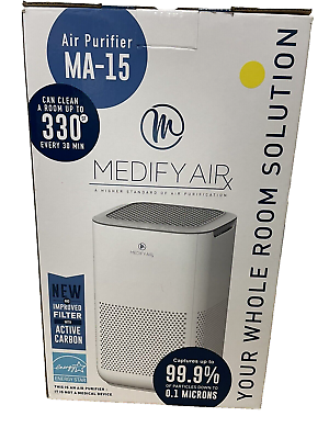 #ad Medify Air MA 15 Air Purifier White $40.00