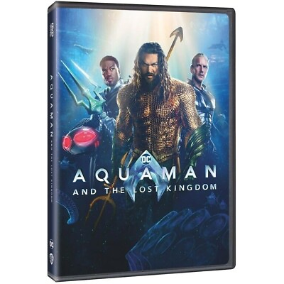 #ad AQUAMAN AND THE LOST KINGDOM Jason Momoa NEW DVD ‼️FREE SHIPPING $13.90