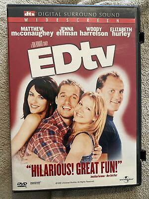 #ad EdTV DVD 1999 Matthew MsConaughey. Excellent Condition. See Pictures $7.95