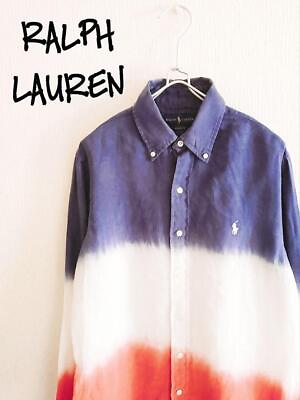 #ad D221386 Ralph Lauren Tricolor Linen Shirt $106.18