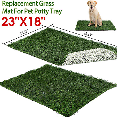 #ad Pet Potty Toilet Training Replacement Mat Grass Pad for Dog Pet Indoor 23quot;X18quot; $23.61