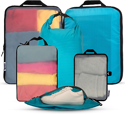 #ad Travel Cubes for Packing Compression Set of 6 Compression Packing Cubes $20.97