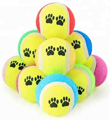 #ad Quality Lot Paw Tennis Balls Dogs Chew Catch Fetch Rubber Ball Thrower Launcher GBP 27.99
