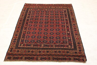 #ad 5#x27;3quot; x 6#x27;2quot; ft. Afghan Tribal Vegetable Dye Hand Knotted Wool Area Rug $470.00