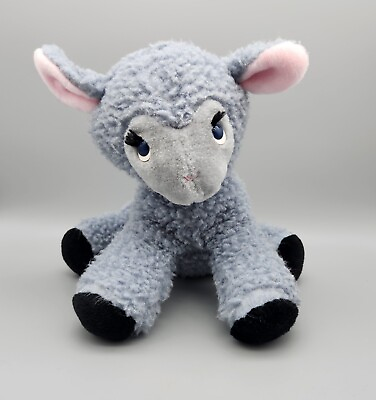 #ad Animal Fair Sheep Lamb Plush Gray Sherpa 11quot; Vintage Stuffed Animal Toy Easter $14.99