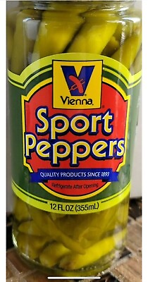 #ad VIENNA BEEF Chicago Style Hot Dog Sport Peppers Brats 12oz $15.99
