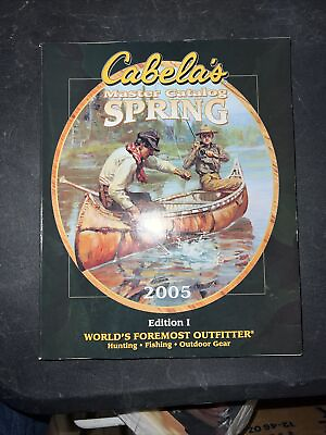 #ad Vintage 2005 Cabela#x27;s Spring Hunting Fishing Outdoor Gear Catalog Edition 1 $39.99