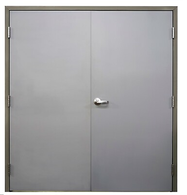#ad BRAND NEW Commercial Steel 72quot; x84quot; Double Doors w Frame amp; Hinges RHRA $1059.00