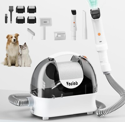 #ad VACLAB Dog Vacuum for Shedding Grooming 3L Large Dust Cup 5 Pet Grooming Tools $93.49