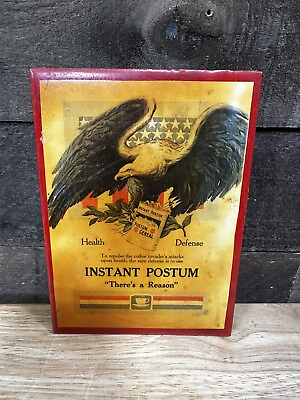 #ad Vintage “Instant Postum” Eagle Sign $84.99