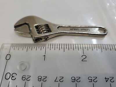 #ad Vintage Hong Kong Steel Mini Adjustable Wrench 2 3 4quot; Long $19.96