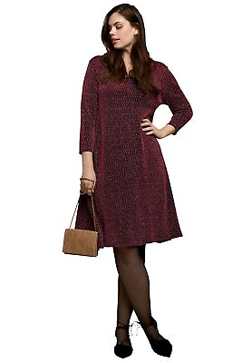 #ad ellos Women#x27;s Plus Size Glitter Knit Dress $56.82