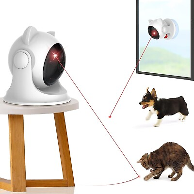 #ad Automatic Cat Laser Toys Interactive Laser Cat Toys for Indoor Cats Kitty Dogs $14.39
