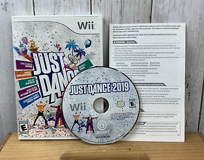 #ad Just Dance 2019 for Nintendo Wii tested Complete in Box CIB with free shipping $34.95