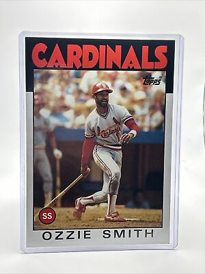 #ad 1986 Topps Super Ozzie Smith Baseball Card #53 NM Mint FREE SHIPPING $2.20
