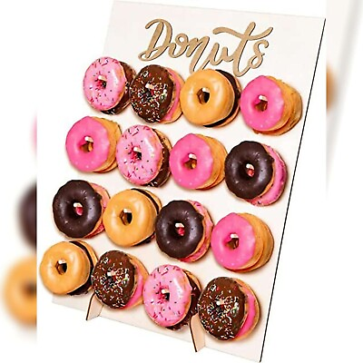 #ad StarPack Premium Donut Wall Stand – Reusable 16 peg Donut Stand for PartyOpens i $3.00