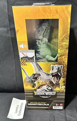 #ad Jurassic World Sound Surge Giganotosaurus 12 Inch Dinosaur Action Figure Mattel $47.98