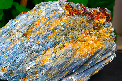 #ad 7 LB Natural Blue Crystal Kyanite Rough Gem mineral Specimen reiki Healing $284.00