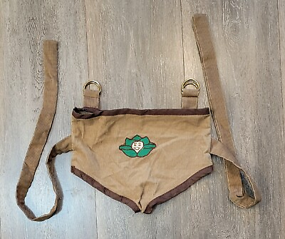 #ad Vintage Cabbage Patch Kids Brown Corduroy Carrier $29.50
