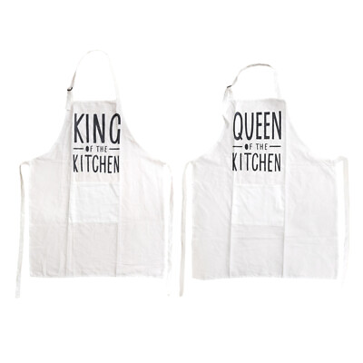 #ad 2 PCS Funny Aprons Couples His Hers Cooking Aprons Aprons Couples $22.99