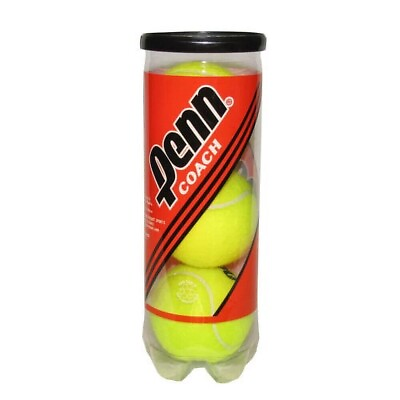 #ad Penn Coach Tennis Ball Can Pressurized 3 New Practice Balls $4.05