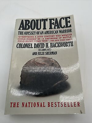 #ad About Face: The Odyssey of an American Warrior By Col. David H. Hackworth. AK $9.94