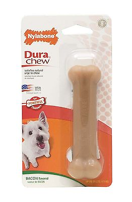 #ad Nylabone Dura Chew Bone Bacon Flavor Regular size 4.5 in. $10.99