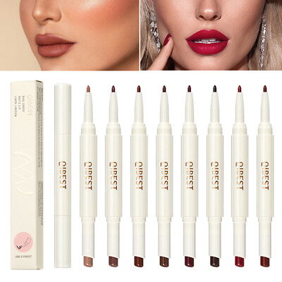 #ad Double End Women Lipstick Matte Lip Liner Pencil Waterproof Long Lasting Makeup‹ $2.54