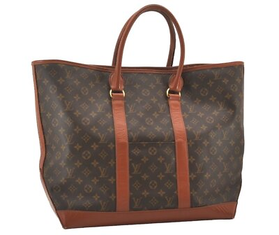 #ad Auth Louis Vuitton Monogram Sac Weekend GM Vintage Tote Hand Bag M42420 LV 1818J $520.00